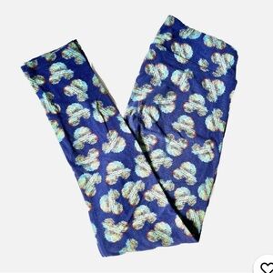 LuLaRoe Blue Mickey Mouse Leggings